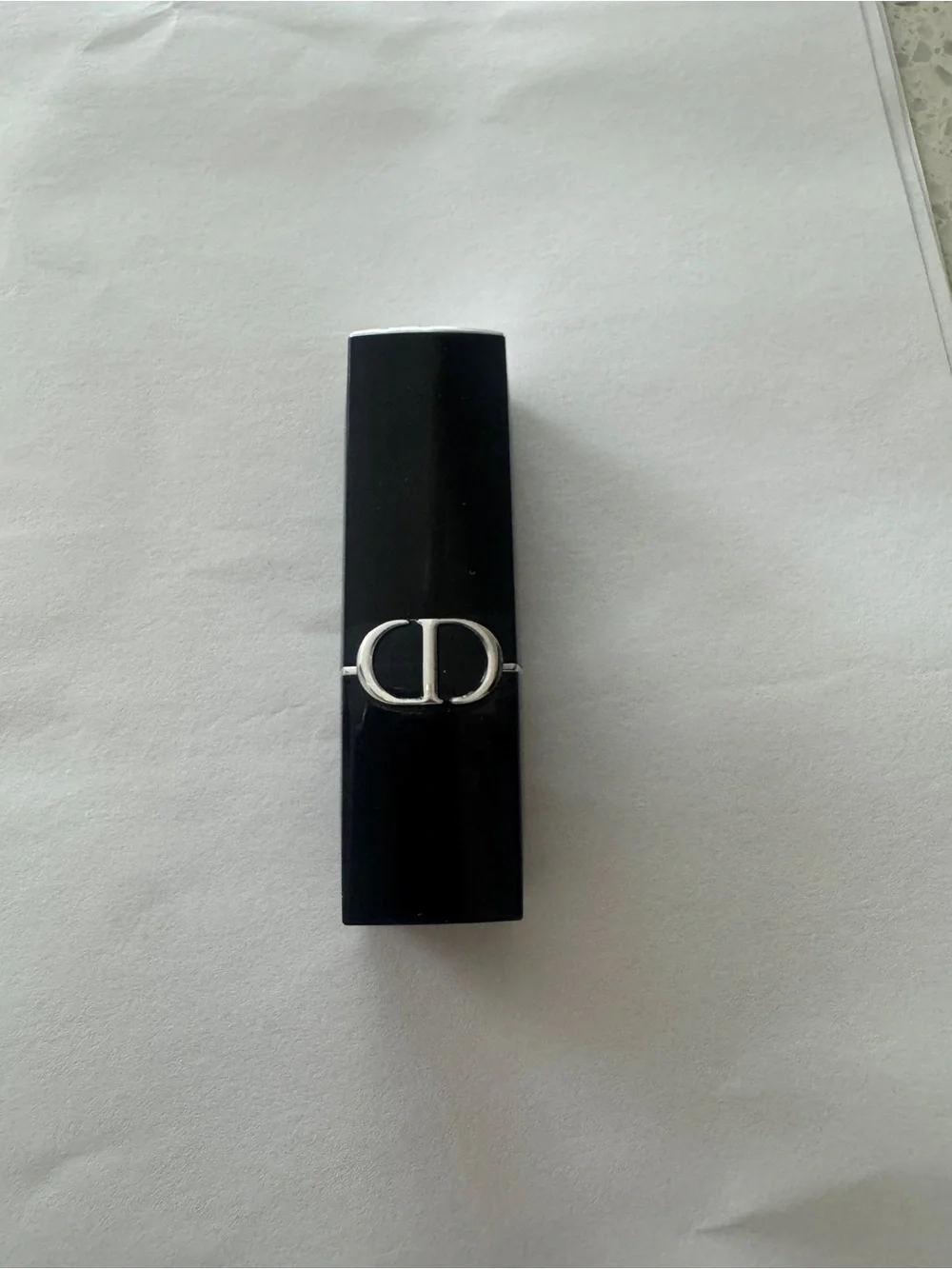 Dior Lipstick in Silver and Black Case